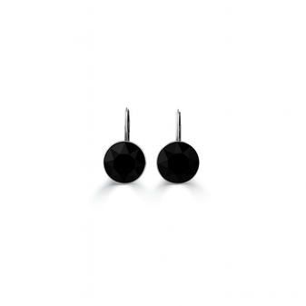 Bold Rock Jet Earrings