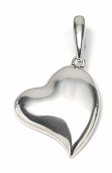 Liquid Love Heart Pendant. (EN467)