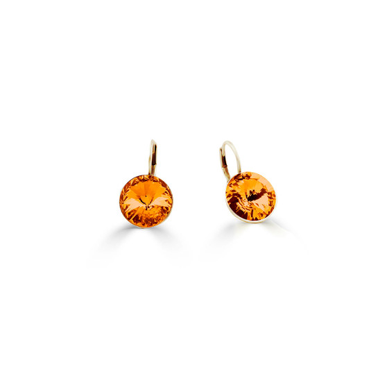 18ct gold-plated Tangerine Petite Glam Temptation Earrings (E4702)