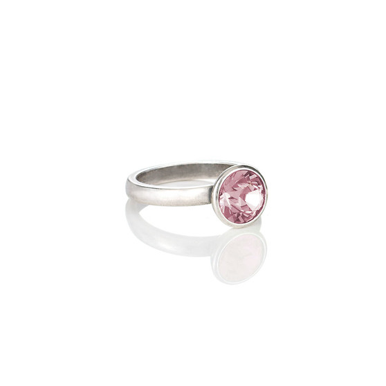 Petite Glam Rock Light Rose Ring   - Please allow 10 -15 working days for manufacturing.