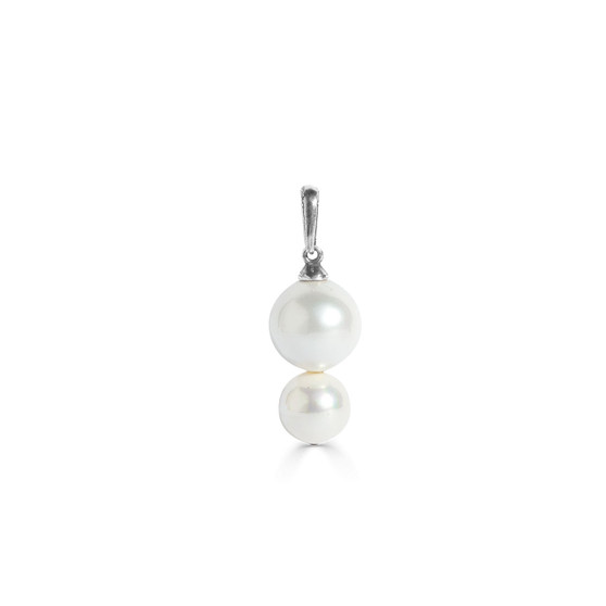 Contemporary Pearl Slider Pendant 