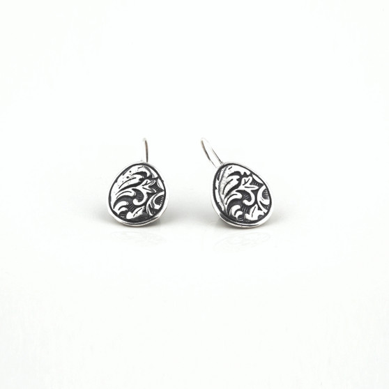 Floral Arabesque Drop Earrings (E2508)