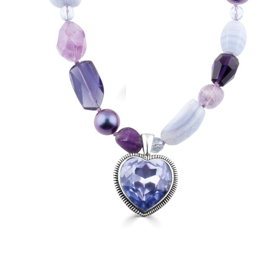 Provence Heart Pendant. EN1489