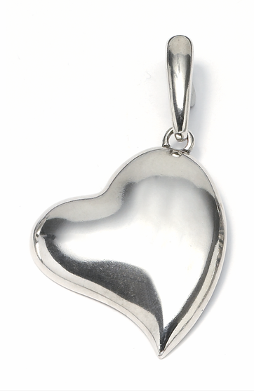 Liquid Love Heart Pendant. (EN467)