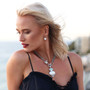 Petite Glam Rock Drop Earring - E2838 - £40
Sea & Sand Light Azure Pearl Pendant - EN1857 - £85