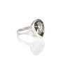 Bold Black Diamond Teardrop Ring   - Please allow 10 -15 working days for manufacturing.