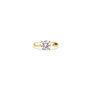 18ct Gold Vermeil Bold Solitaire Ring