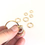 18ct Gold-plated Crystal Hoop Earrings