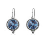 14mm Rivoli Swarovski Crystal Earrings. NEW COLOURS