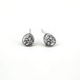 Miglio Floral Arabesque Drop Earrings (E2508) on a white background