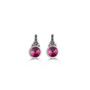 12mm Rivoli Fuschia Pink Swarovski® Crystal Charms. E4074