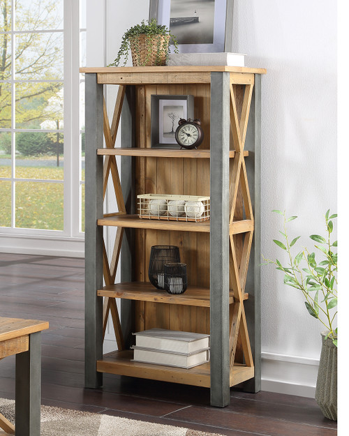 Urban Elegance Reclaimed Small Bookcase