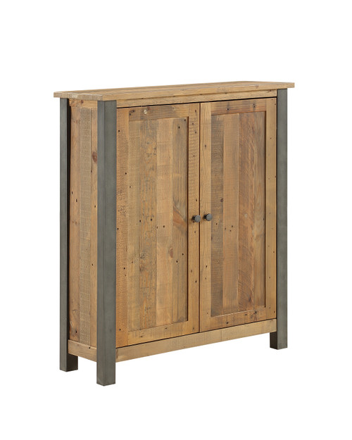 Urban Elegance Reclaimed Small Shoe Storage Cupboard