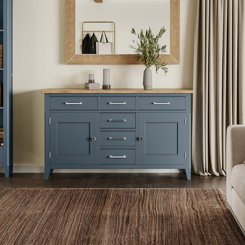 Signature Blue Large Sideboard