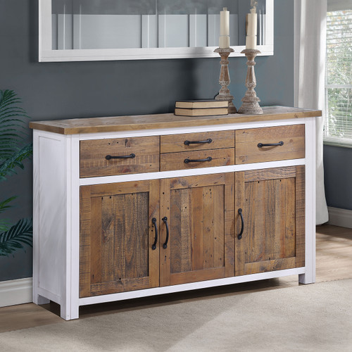 Splash of White Sideboard 3 Door / 4 Drawer