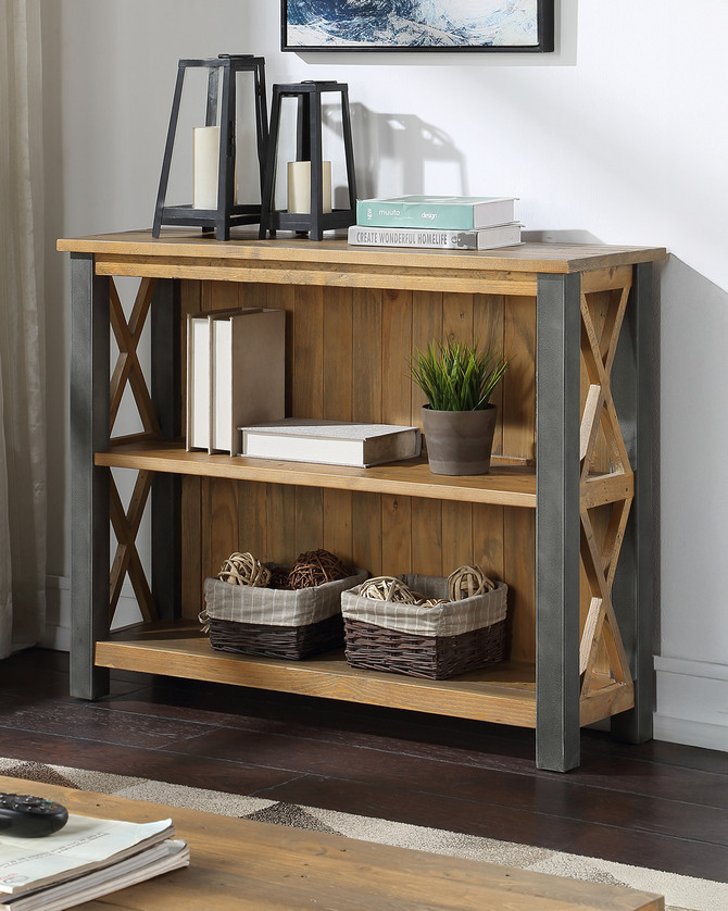 Urban Elegance Reclaimed Low Bookcase