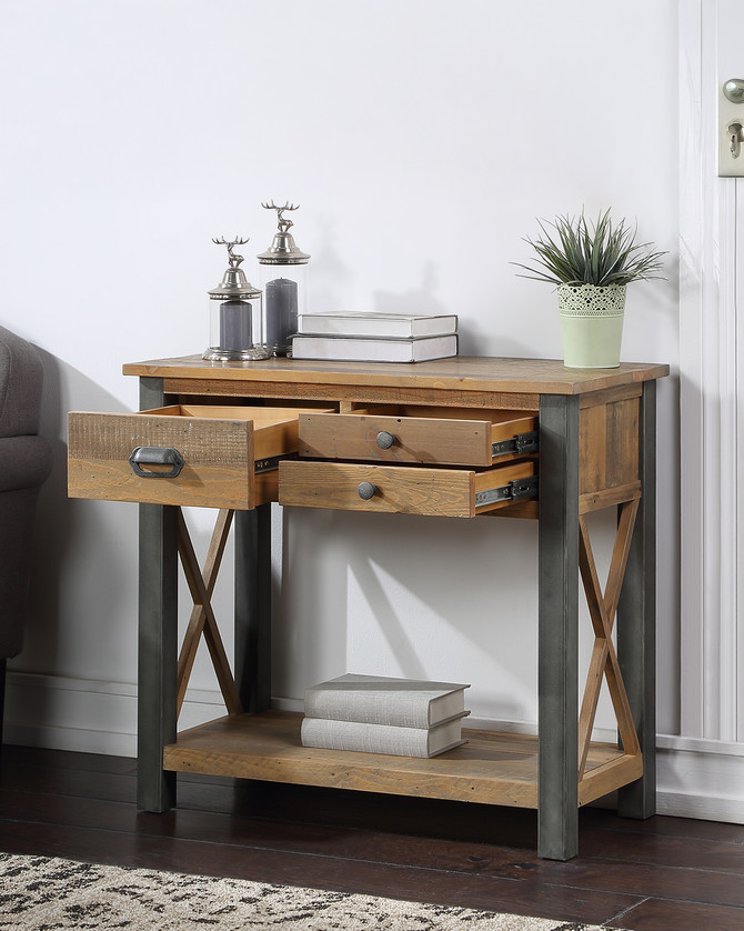Urban Elegance Reclaimed Small Console Table