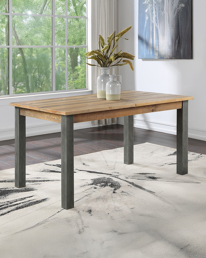 Urban Elegance Reclaimed Extending Dining Table