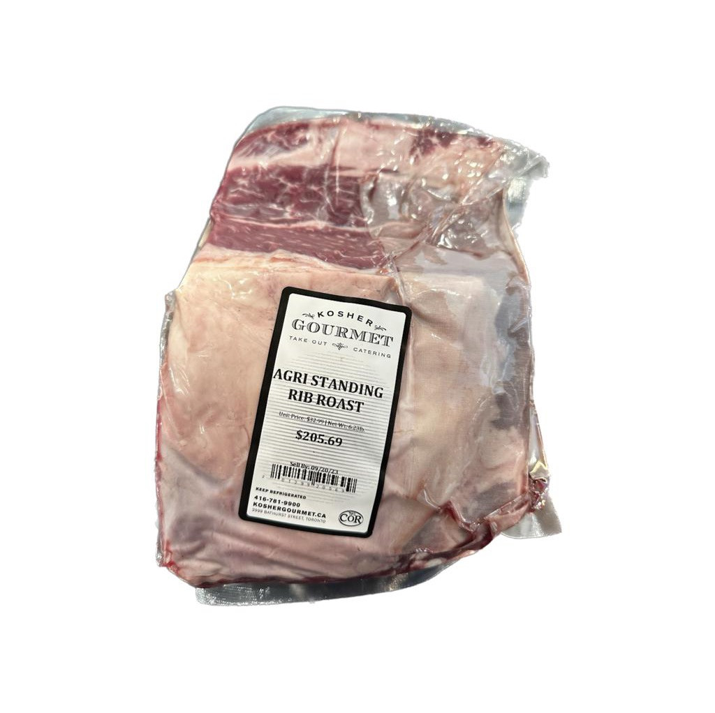Agri Standing Rib Roast Kosher Gourmet