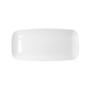 Organic White Rectangle Tray 10.6" (2 count)