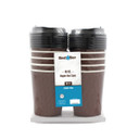 16oz Ripple Brown Hot Cups Combo (10 Count)