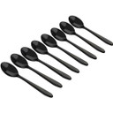 Black Mini Spoons (20 count)