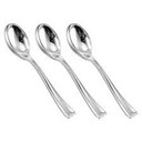 Mini Silver Spoons (20 count)