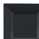 9.5" Black Square Dinner Plates