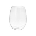 12 oz. Clear Elegant Stemless Plastic Wine Glasses (16 count)