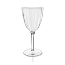 7 oz. Clear Round Plastic Wine Goblets (12 count)