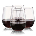 16 oz Clear Stemless Wine Cup (16 count)