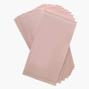 Blush Dinner Napkin with Gold Stripe (16 count)