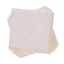 Linen with Gold Stripe Lunch Napkins (20 count)