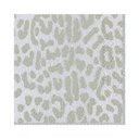 Zanzibar Paper Luncheon Napkins in Silver - 20 Per Package