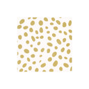 Spots Paper Cocktail Napkins in Gold - 20 Per Package
