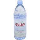 Evian Plastic Water 1 Liter (12 pack)