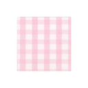 Gingham Paper Cocktail Napkins in Pink - 20 Per Package
