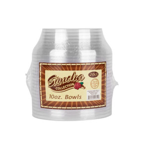 10 oz Simcha Bowl -Clear (20 count) 10 oz Simcha Bowl -Clear (20 count)
