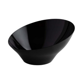 Large Black Angled Bowl