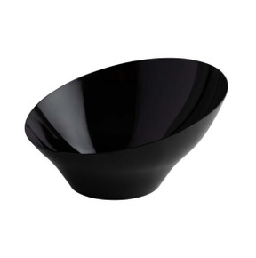 Small Black Angled Bowl (8 Count)