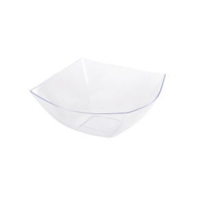 Square Clear 16oz Serving Bowl (4 Count)