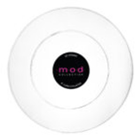 Mod Round Collection 9" Clear Lunch Plates (20 Count)