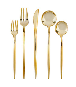 Novelty Collection Gold Flatware Combo Pack (40 Count)