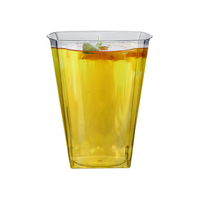 8 oz. Clear Square Plastic Cups (14 count)