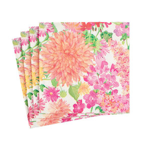 Summer Blooms Paper Cocktail Napkins - 20 Per Package