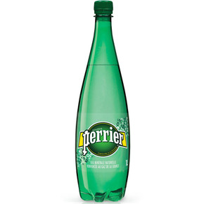 Perrier Carbonated Mineral Water 1 Liter (6 Bottles)