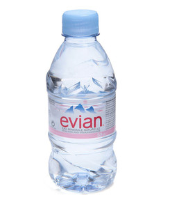 Evian Natural Spring Water 330ML (24 pack)