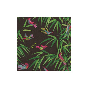 Birds in Paradise Paper Cocktail Napkins in Black - 20 Per Package Birds in Paradise Paper Cocktail Napkins in Black - 20 Per Package