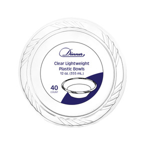 Dinner Collection Clear 12oz Bowls (100 Count) Dinner Collection Clear 12oz Bowls (100 Count)