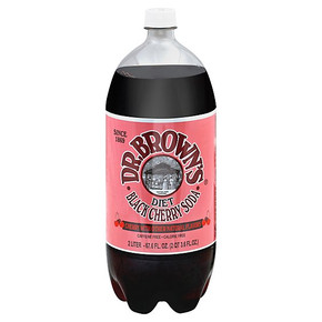 Dr. Brown's Diet Black Cherry Soda